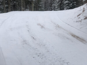 WinMan Trails groomed ski trail