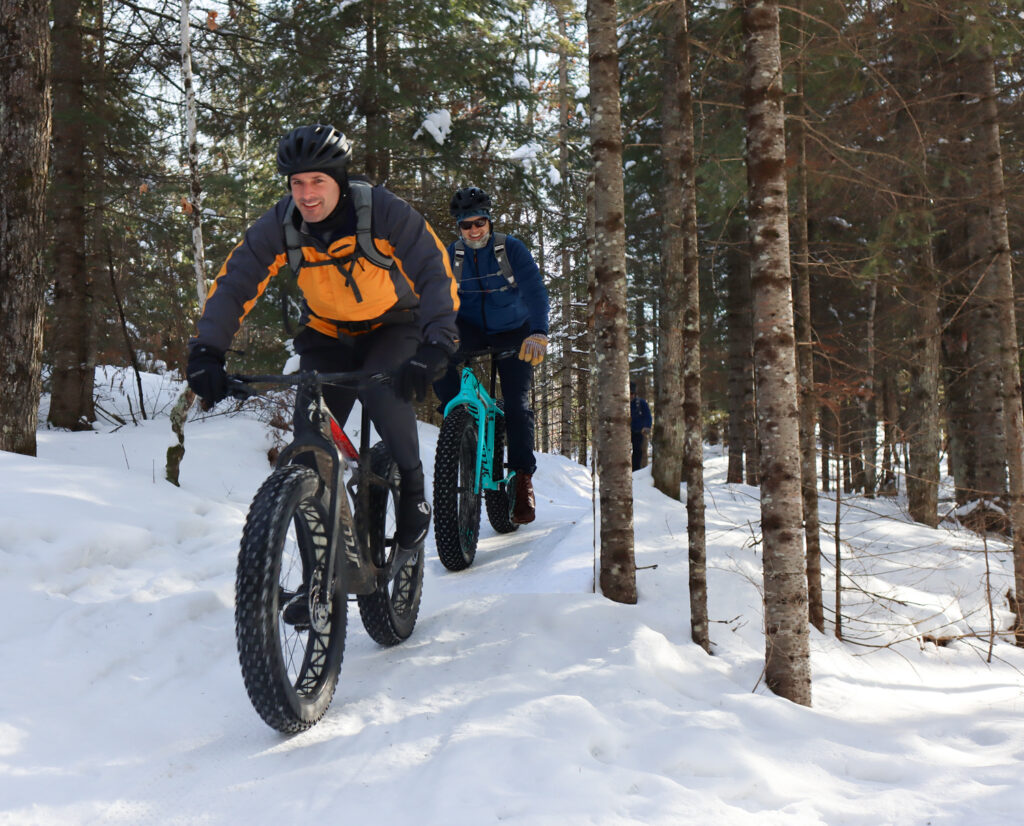 Fat Bikers at WinMan Trails