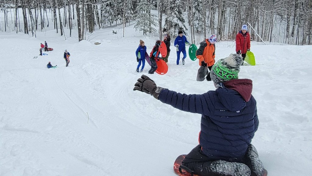 sledding hill