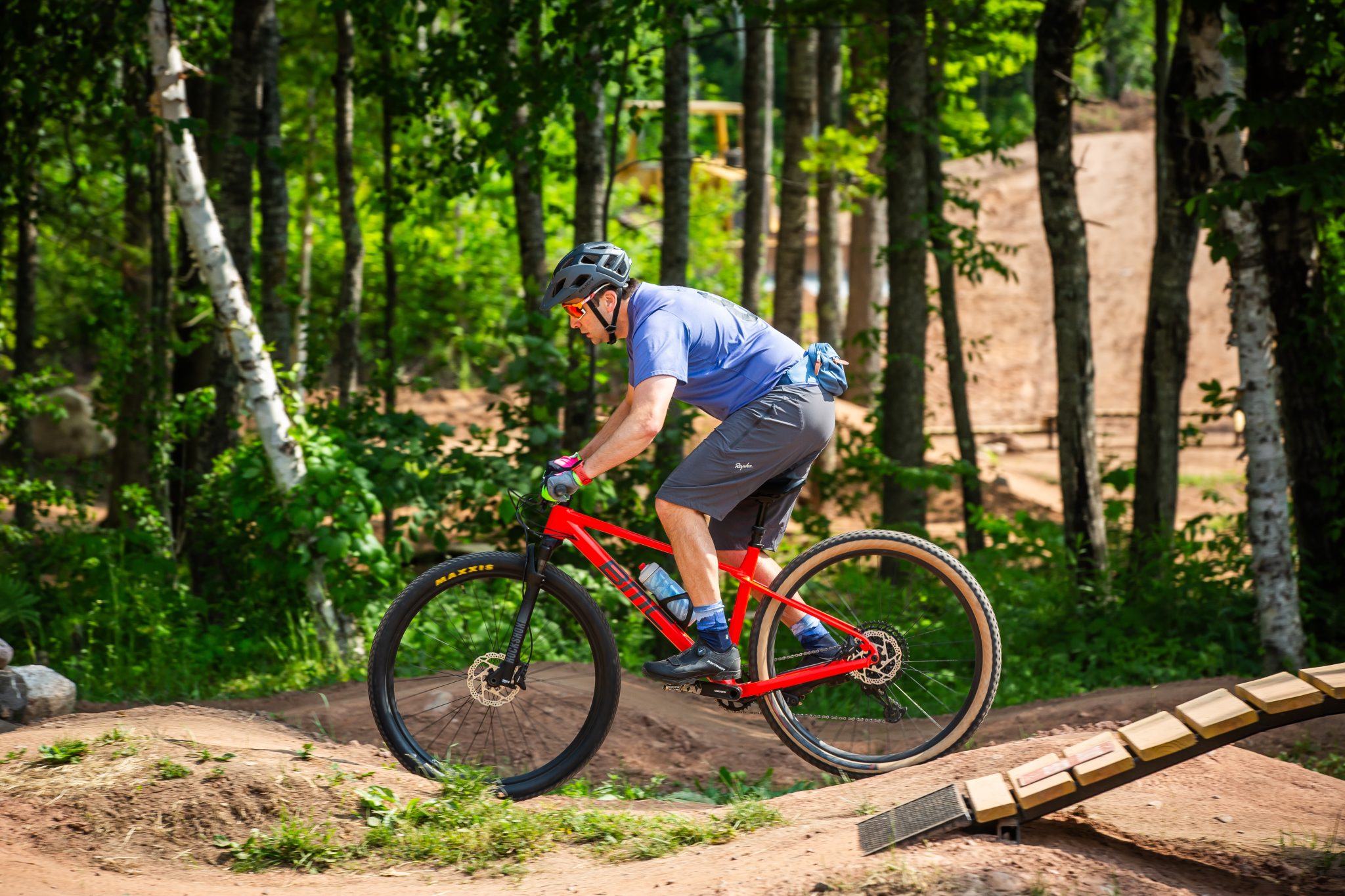 Mountain biker at WinMan