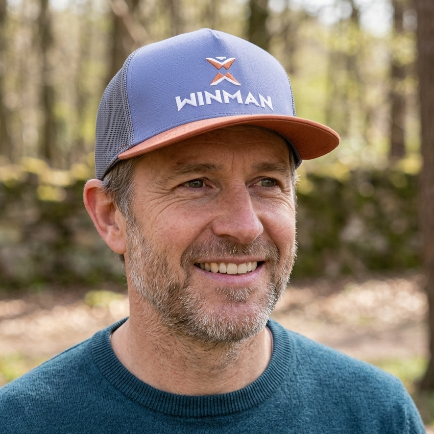 Trucker Hat with Embroidered Logo