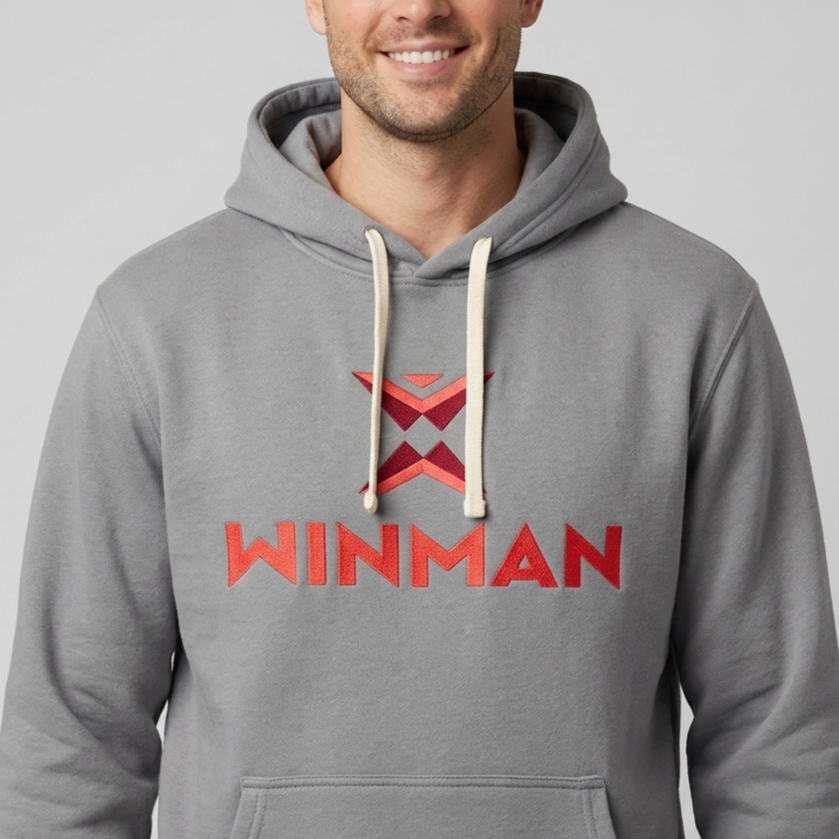 Hooded Sweatshirt with WinMan Logo - Image 2