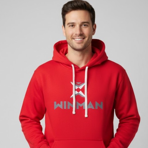 Hooded Sweatshirt with WinMan Logo