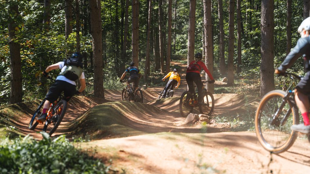 Mountain Bikers on Twins