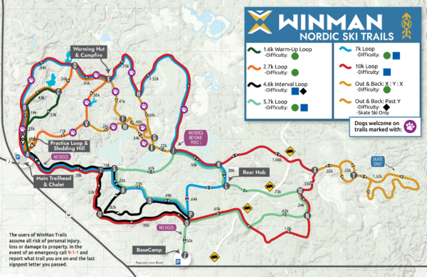 Escape Explore 23K Of Nordic Skiing 2026 Nordic Ski Map 600x390 