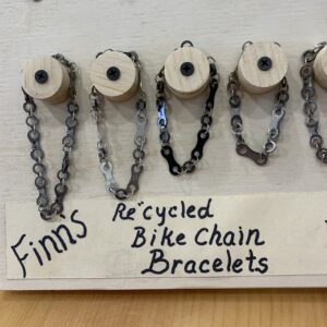 Finn's Recycled Bike Chain Bracelets