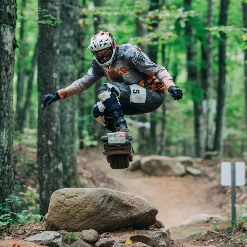 onewheel jump headon shot