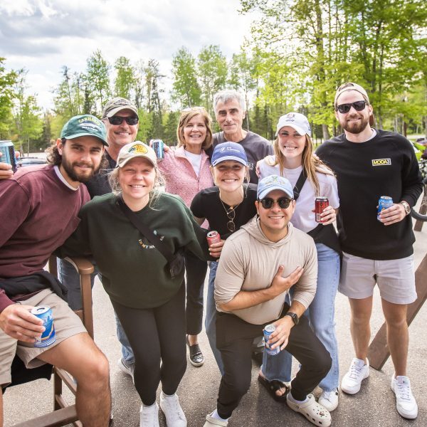 Group enjoying Kick Off to Summer party